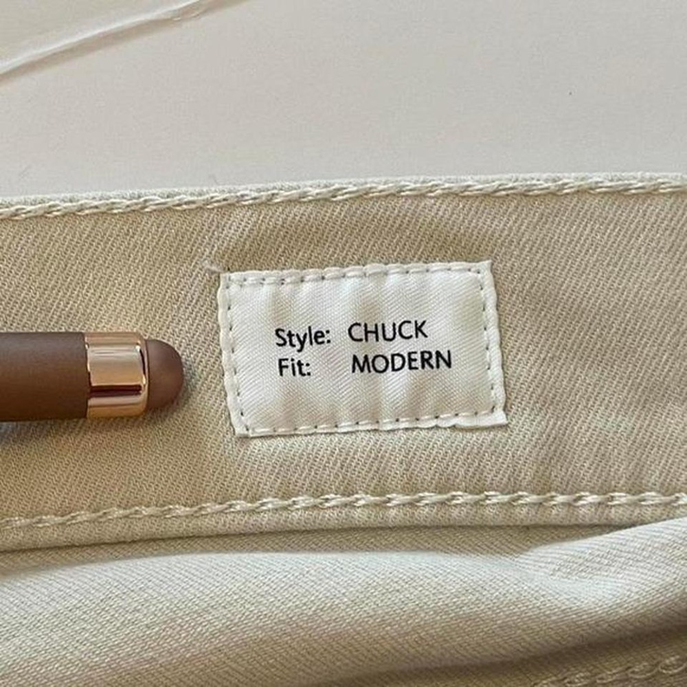 Brax men's trousers 40/34 Creme chuck modern Hi flex lightweight - Picture 5 of 8